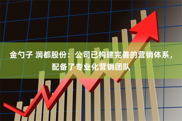 金勺子 润都股份：公司已构建完善的营销体系，配备了专业化营销团队